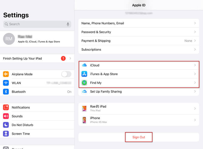 Eliminar ID de Apple en iPad