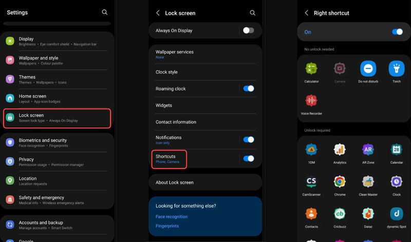 Cambiar accesos directos en Android