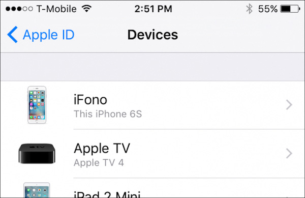 Quitar dispositivo iphone de icloud