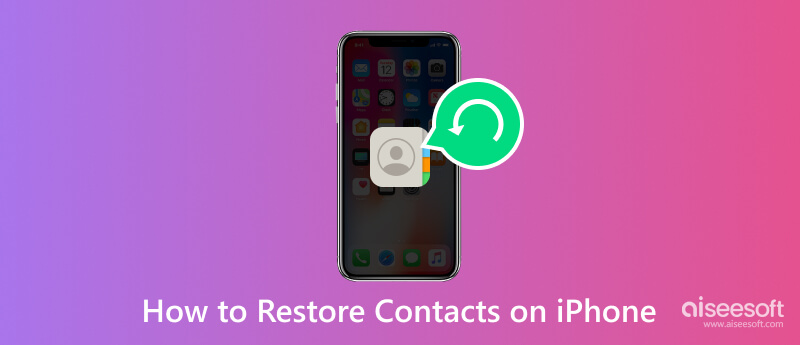 Restaurar contactos en iPhone
