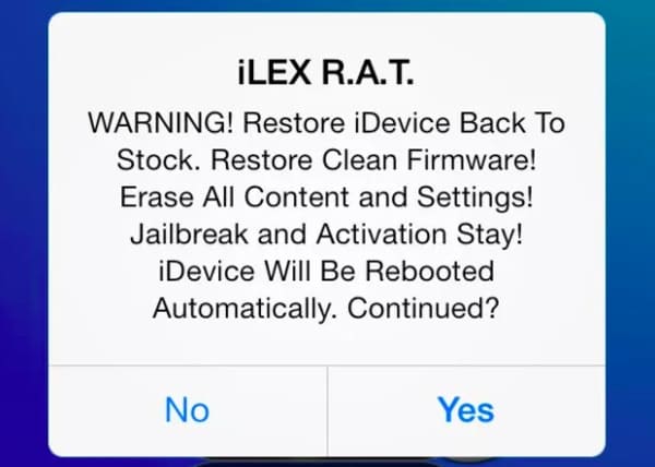 Restaurar iPhone con Jailbreak sin perder Jailbreak Ilex Rat