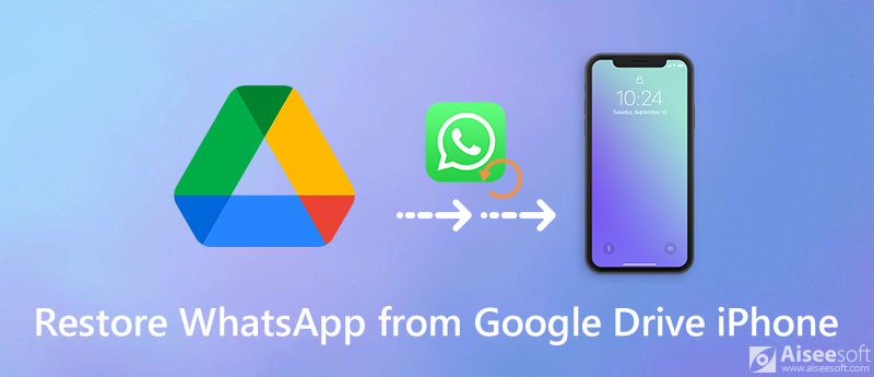 Restaurar WhatsApp de Google Drive a iPhone