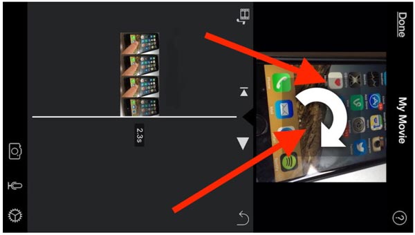Girar un video en iPhone