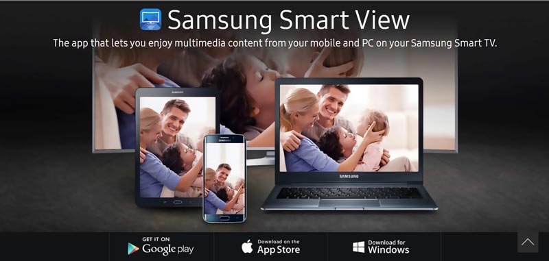 Aplicación Samsung Smart View
