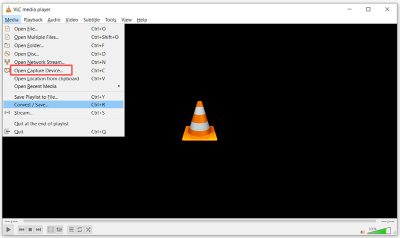 VLC Convert Save Open Capture Device
