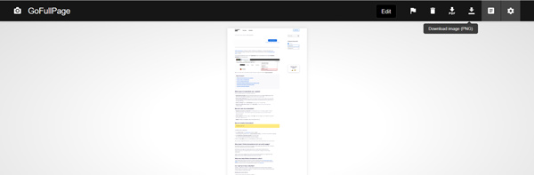 Captura de pantalla de toda la página web en Chrome