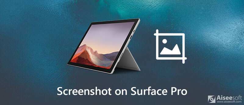 Captura de pantalla en Surface Pro