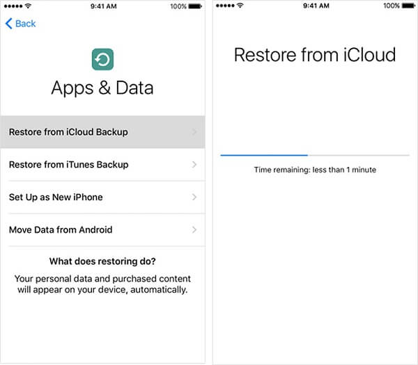 icloud de copia de seguridad