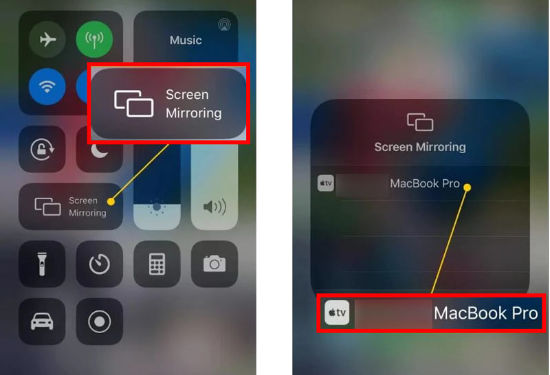 Comparte la pantalla del iPhone con Mac con AirPlay