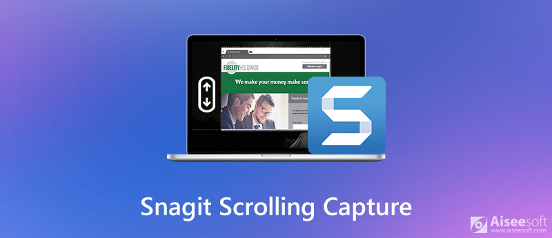 Captura de desplazamiento de Snagit