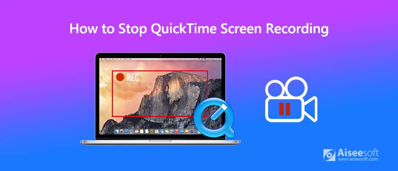 Detener la grabación de pantalla QuickTime