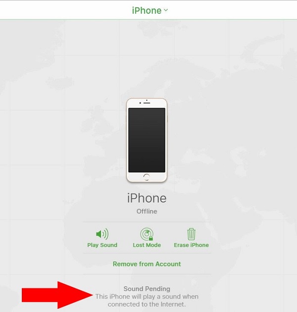 Encuentra un iPhone que esté desconectado