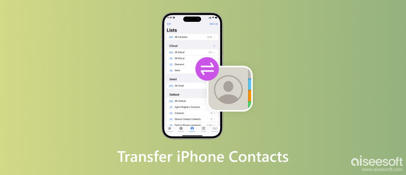 Transferir contactos de iPhone