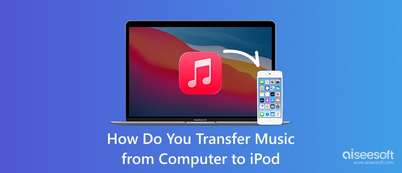 Transfiere música de la computadora al iPod.