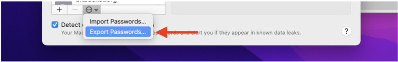 Exportar contraseñas desde iCloud Keychain Mac
