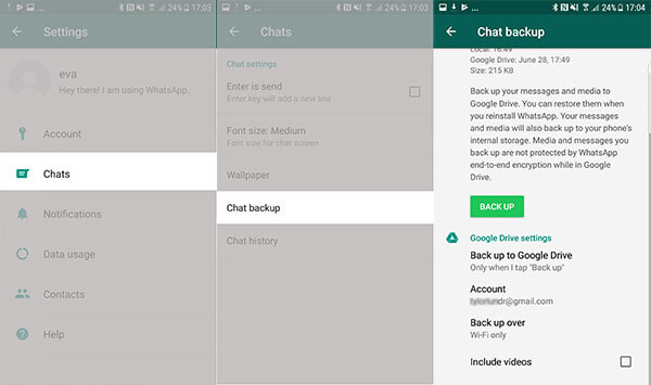 WhatsApp Backup