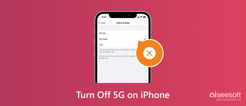 Apague 5G en iPhone