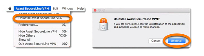 Desinstalar Avast SecureLine VPN