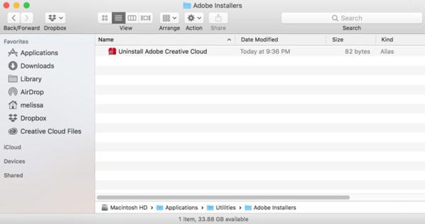 Desinstalar Creative Cloud