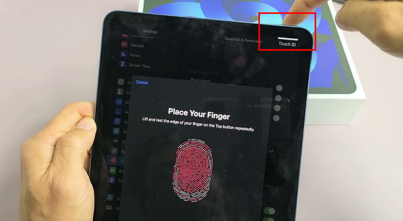 Establecer una contraseña de Touch ID