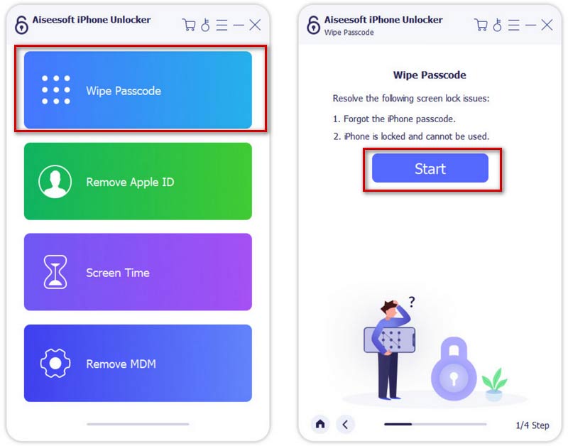 Borrar código de acceso