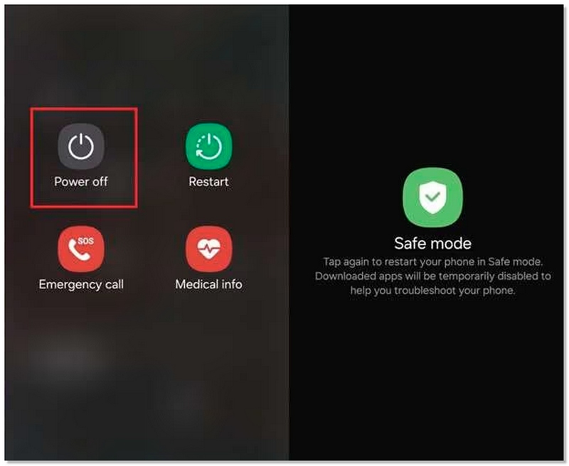 Entrar en modo seguro