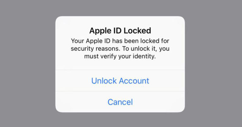 ID de Apple bloqueado
