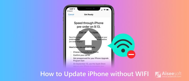 Actualizar iOS 17/16/15/14/13 Sin Wi-Fi