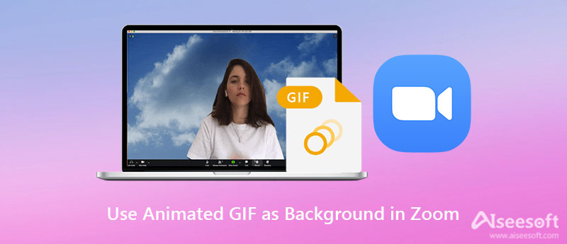 Use GIF animados como fondos en Zoom