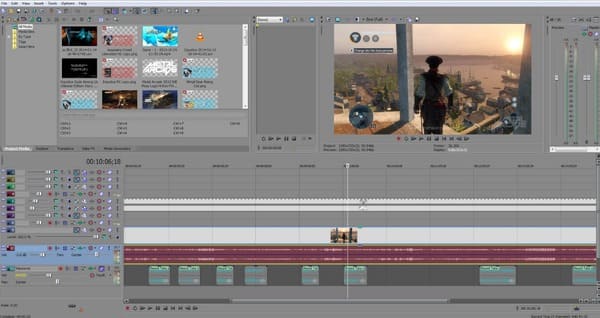 Personaliza con la línea de tiempo en Sony Vegas Pro