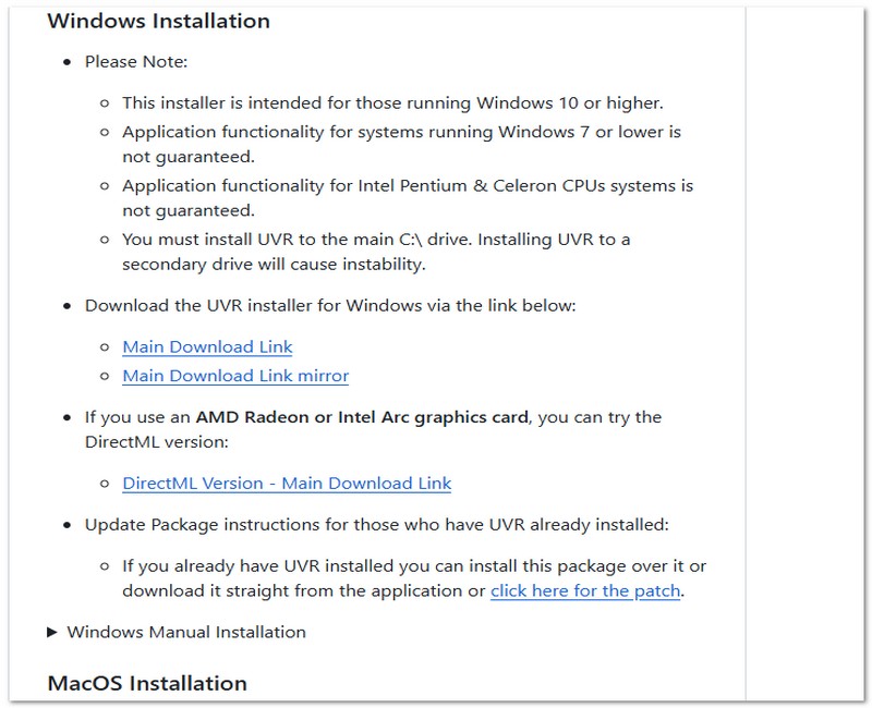 Descarga e instala UVR5