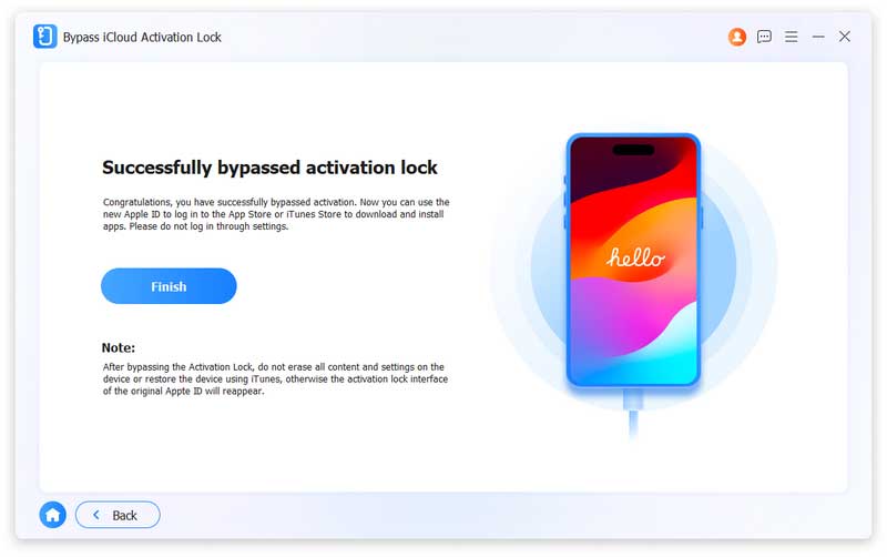 Se ha logrado eludir el bloqueo de activación de iCloud.