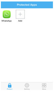 Agregar WhatsApp en iAppLock
