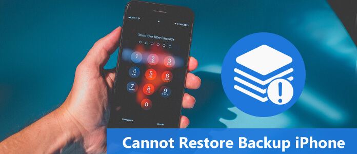 No se puede restaurar el iPhone de respaldo
