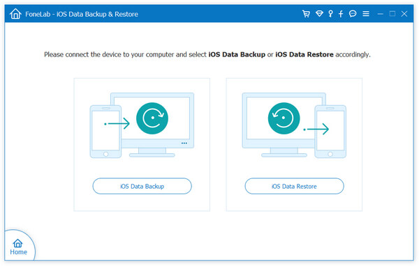 Iniciar la copia de seguridad de datos iOS