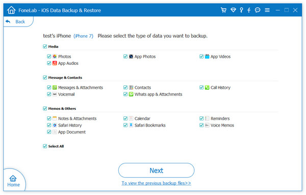 Respaldo de datos iOS