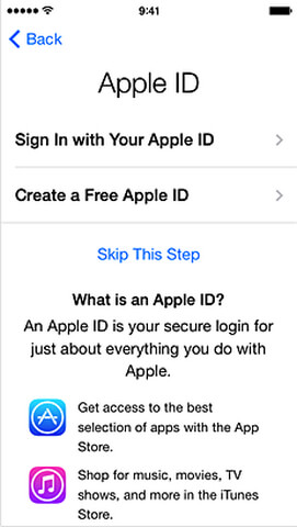 Inicie sesión con su ID de Apple