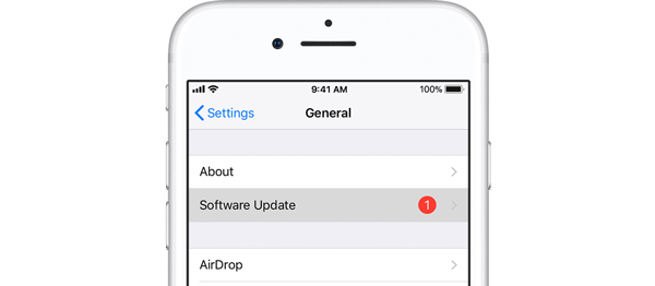 Comprobar actualización de iOS