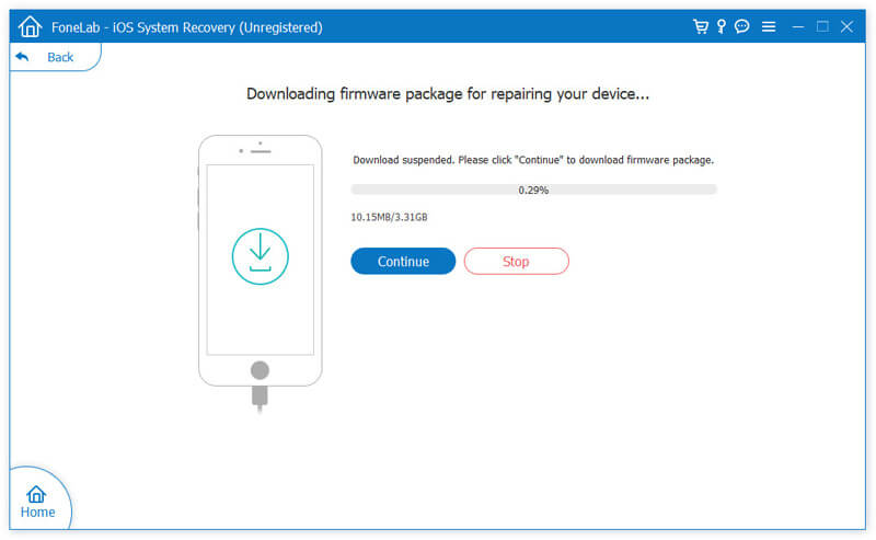 Descarga el paquete de firmware