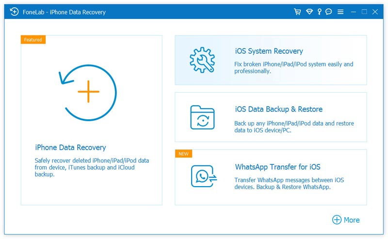 Reparación del sistema iOS