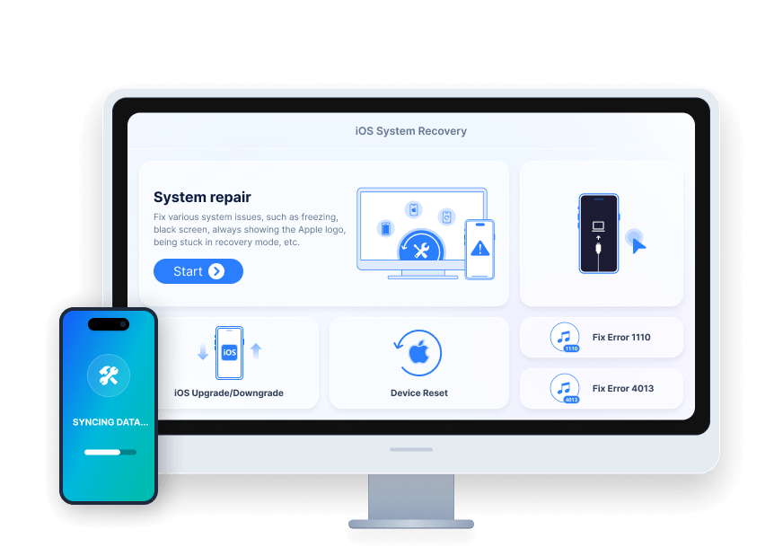Reparación del sistema iOS