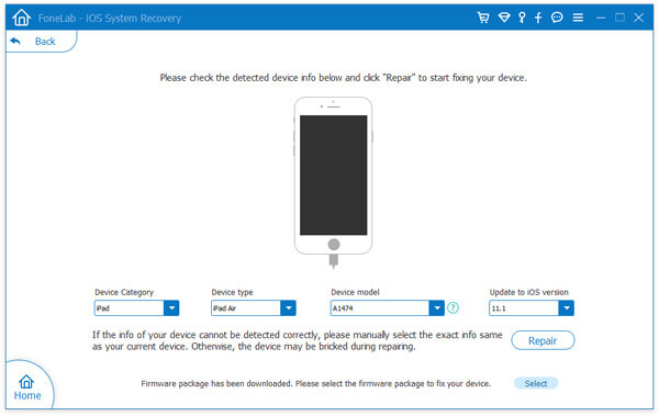 Reparar iPhone para reiniciar