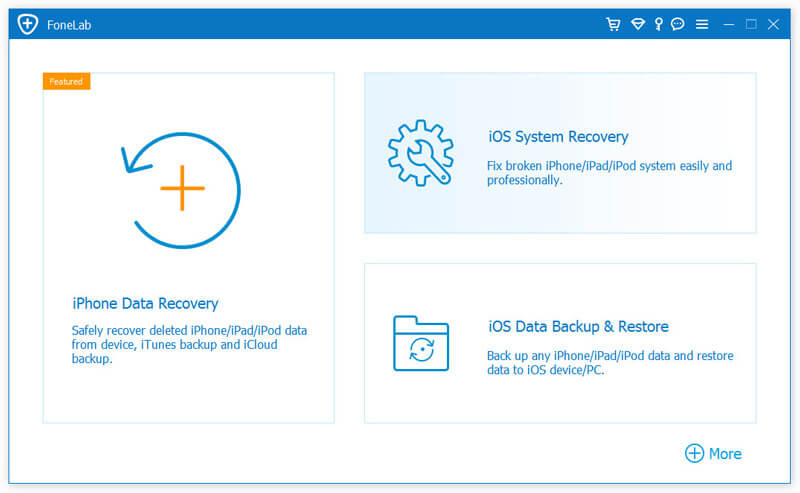 Seleccione iOS System Recovery