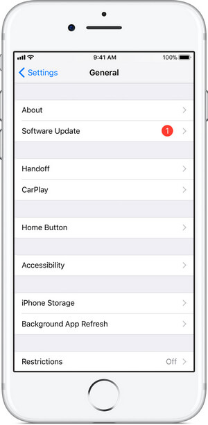 Actualizar iOS para arreglar iPhone sigue congelando