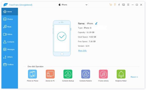 Inicie la transferencia de datos de iOS