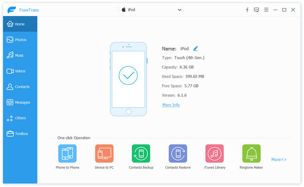 Conectar iPod con iPod Manager