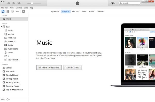 Conectar iPad a iTunes
