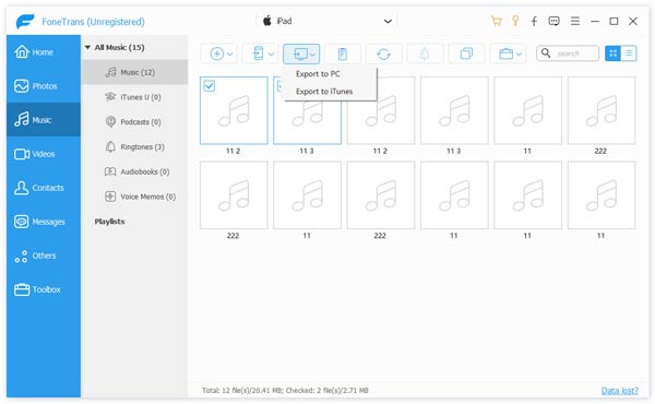 Sincronizar música de iPhone con iTunes