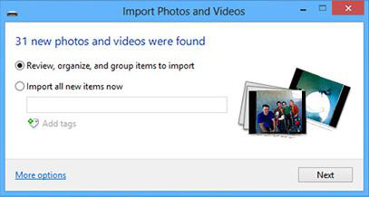 Importar fotos desde el iPod a la computadora para Windows 8