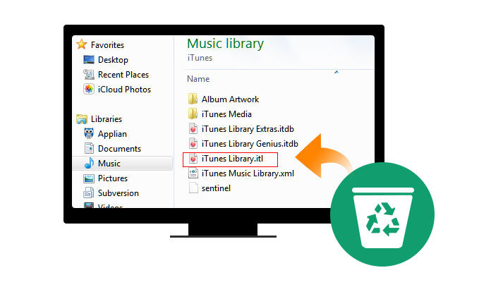 Reconstruir la biblioteca de iTunes